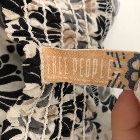 Free People Lace Trim Patterned Tank - Picture 4 of 7